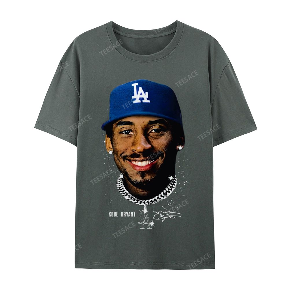 "Kobe in LA" Big Face Bling Cotton T-Shirt