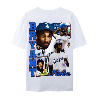 "Kobe in LA" Big Face Bling Cotton T-Shirt
