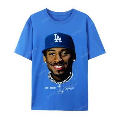 "Kobe in LA" Big Face Bling Cotton T-Shirt