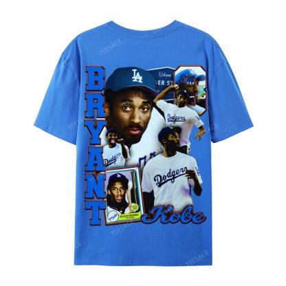 "Kobe in LA" Big Face Bling Cotton T-Shirt
