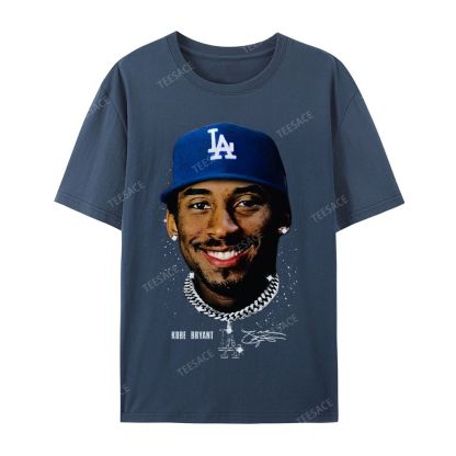 "Kobe in LA" Big Face Bling Cotton T-Shirt