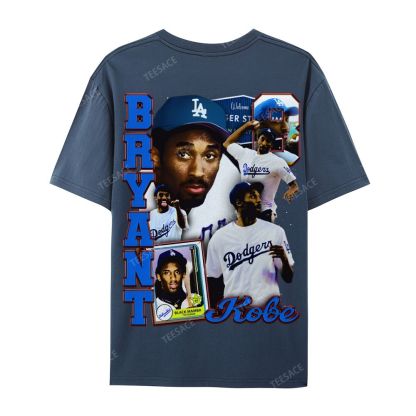 "Kobe in LA" Big Face Bling Cotton T-Shirt