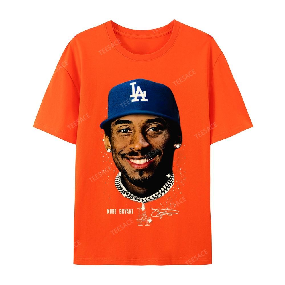 "Kobe in LA" Big Face Bling Cotton T-Shirt