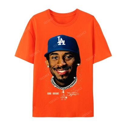 "Kobe in LA" Big Face Bling Cotton T-Shirt