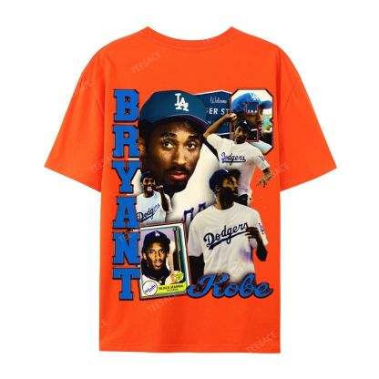 "Kobe in LA" Big Face Bling Cotton T-Shirt