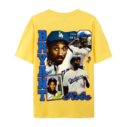 "Kobe in LA" Big Face Bling Cotton T-Shirt