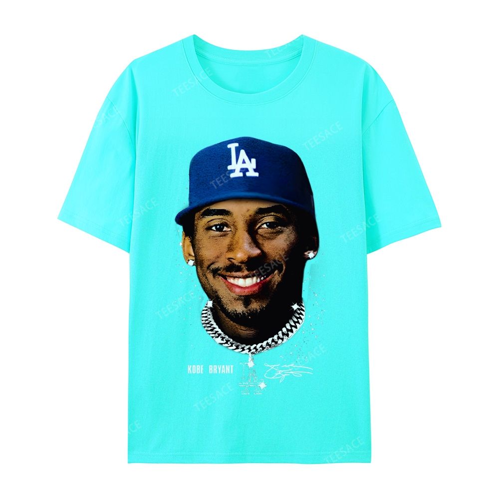 "Kobe in LA" Big Face Bling Cotton T-Shirt