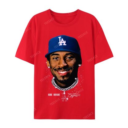 "Kobe in LA" Big Face Bling Cotton T-Shirt