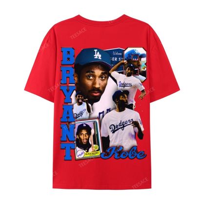 "Kobe in LA" Big Face Bling Cotton T-Shirt