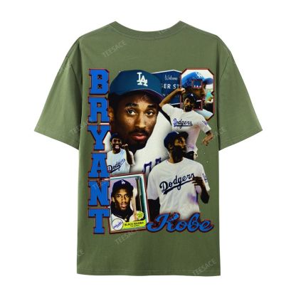 "Kobe in LA" Big Face Bling Cotton T-Shirt