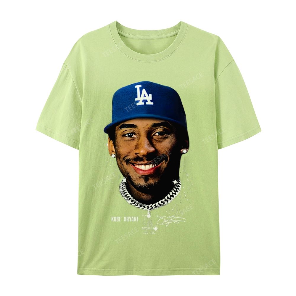 "Kobe in LA" Big Face Bling Cotton T-Shirt