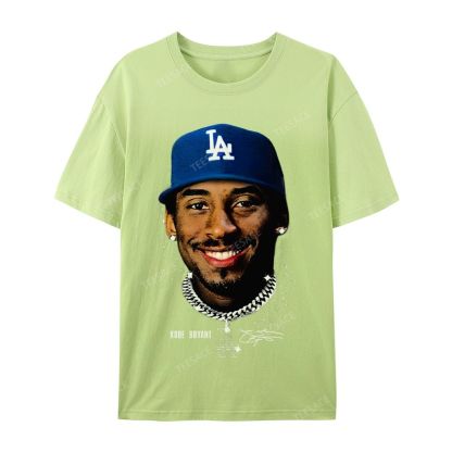 "Kobe in LA" Big Face Bling Cotton T-Shirt