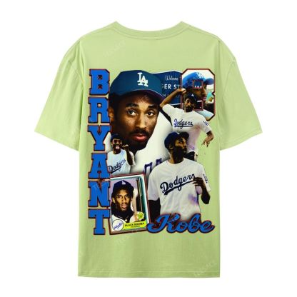 "Kobe in LA" Big Face Bling Cotton T-Shirt