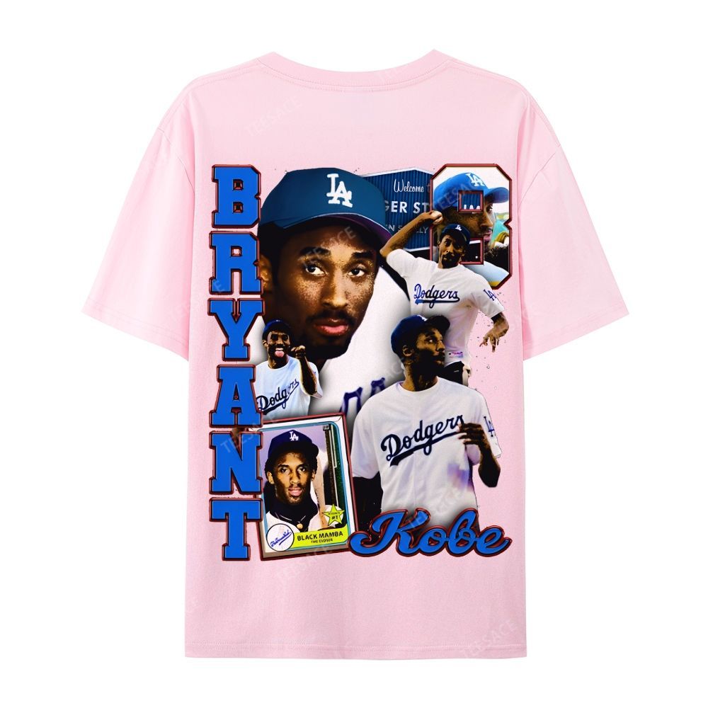 "Kobe in LA" Big Face Bling Cotton T-Shirt