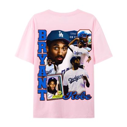 "Kobe in LA" Big Face Bling Cotton T-Shirt