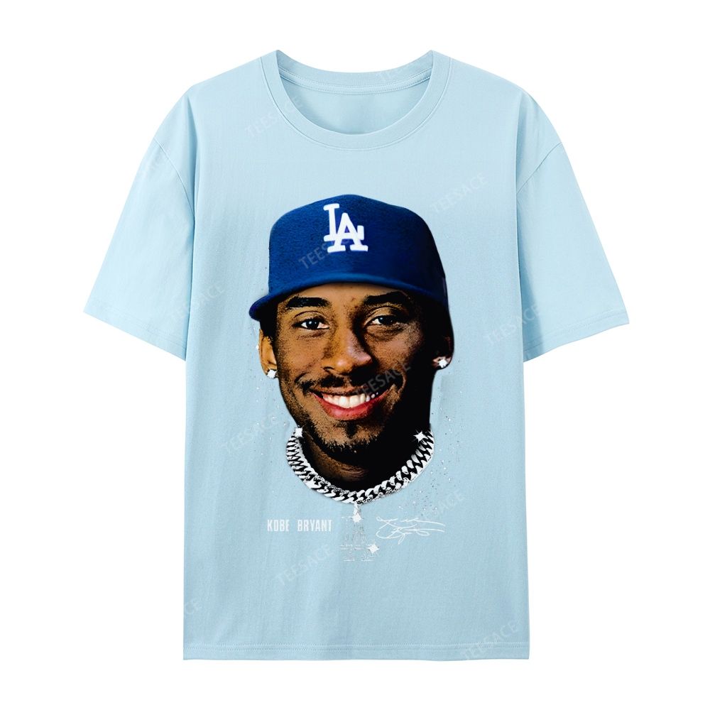 "Kobe in LA" Big Face Bling Cotton T-Shirt