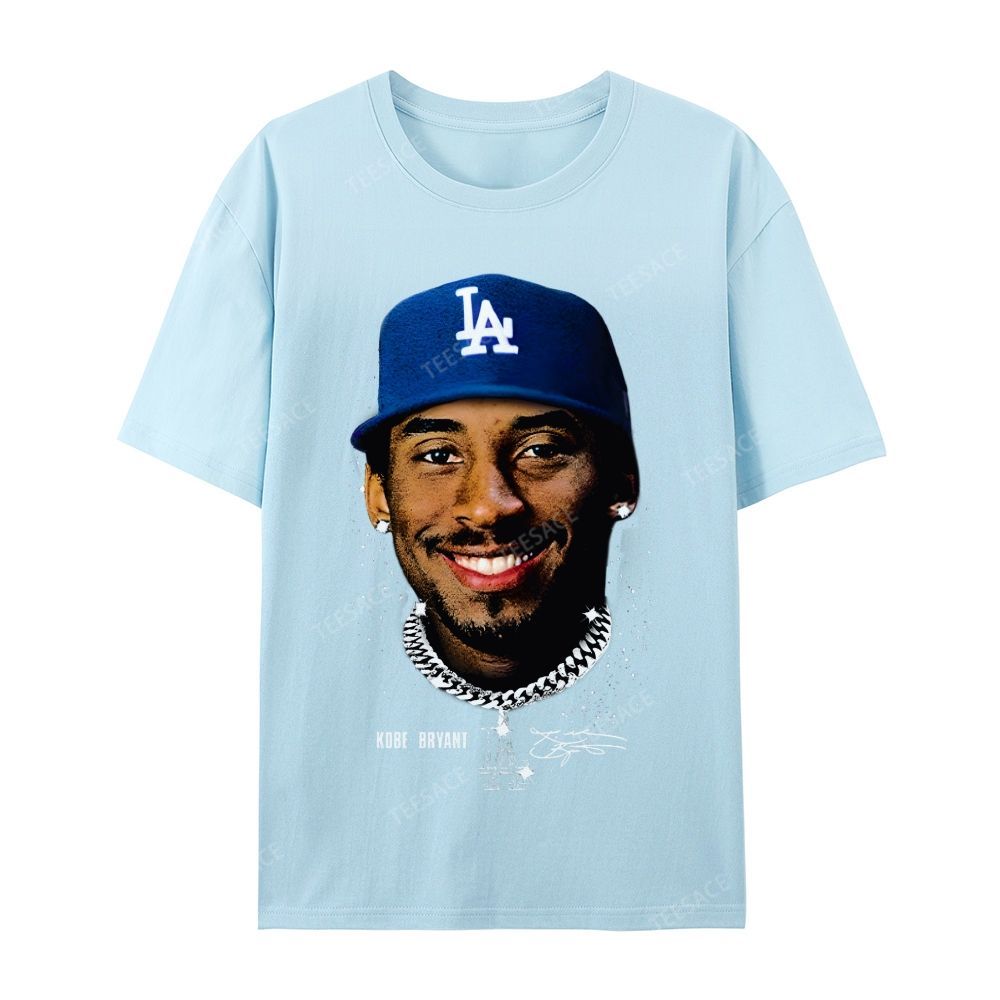 "Kobe in LA" Big Face Bling Cotton T-Shirt