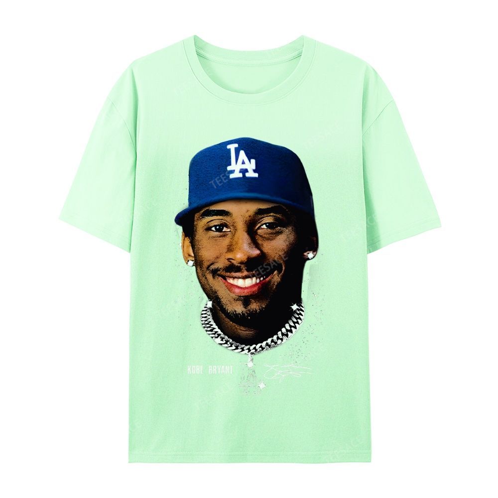 "Kobe in LA" Big Face Bling Cotton T-Shirt
