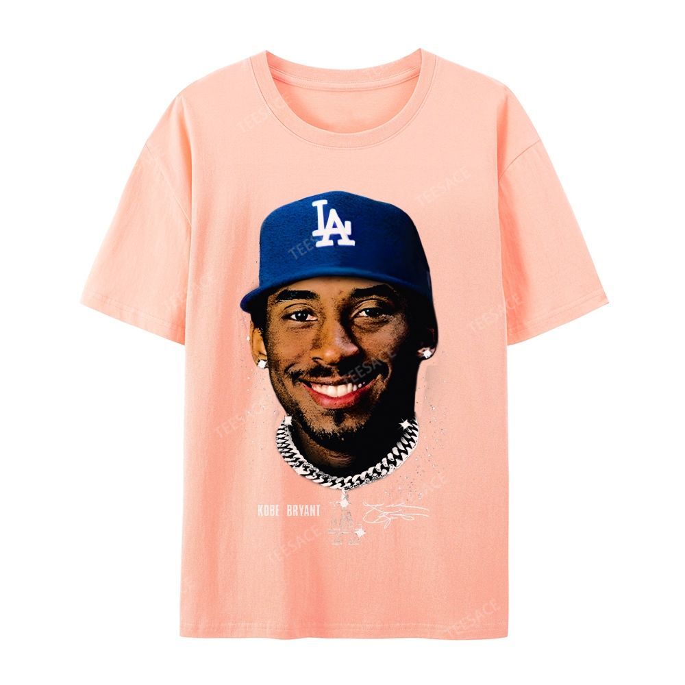 "Kobe in LA" Big Face Bling Cotton T-Shirt
