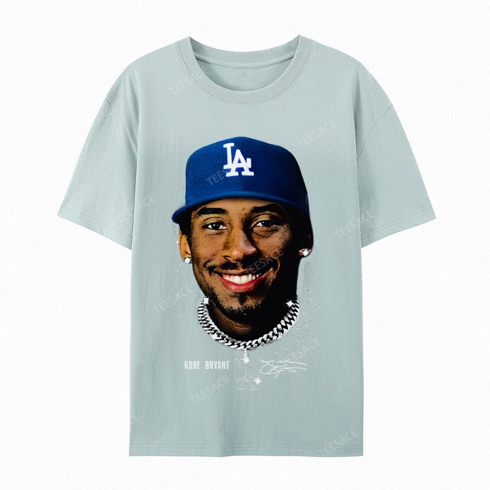 "Kobe in LA" Big Face Bling Cotton T-Shirt