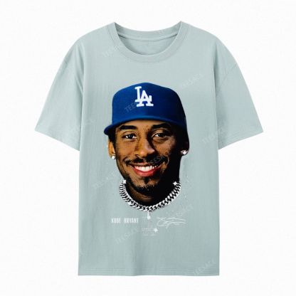 "Kobe in LA" Big Face Bling Cotton T-Shirt