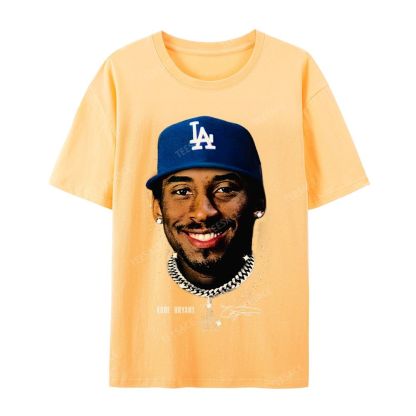 "Kobe in LA" Big Face Bling Cotton T-Shirt