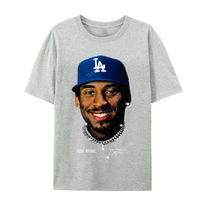 "Kobe in LA" Big Face Bling Cotton T-Shirt