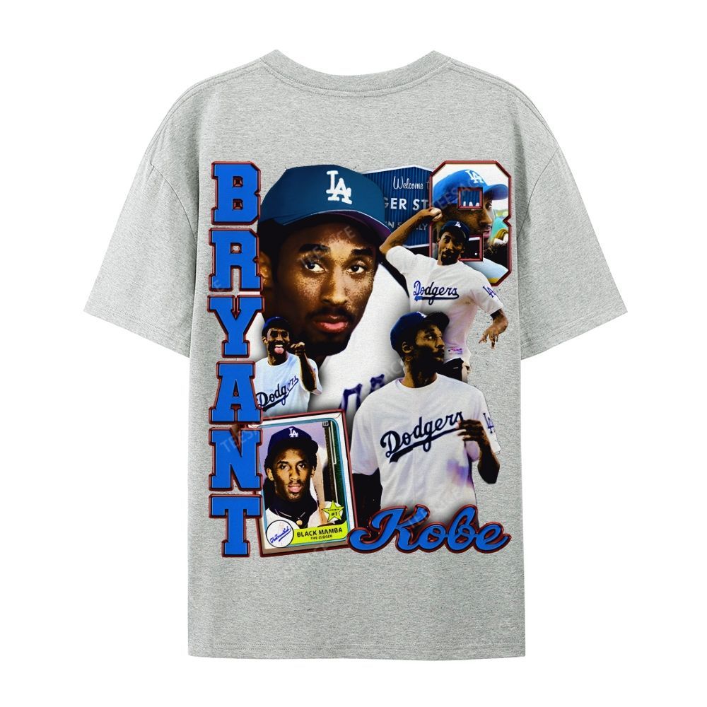 "Kobe in LA" Big Face Bling Cotton T-Shirt