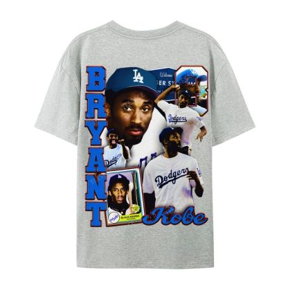 "Kobe in LA" Big Face Bling Cotton T-Shirt