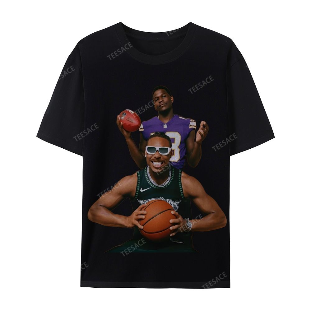 Anthony Edwards & Justin Jefferson Vintage Cotton Tee