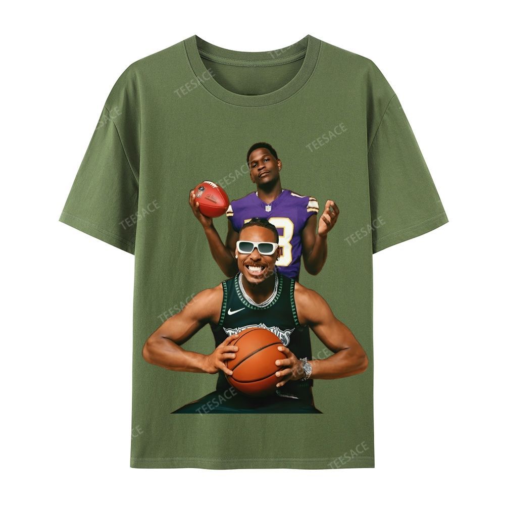 Anthony Edwards & Justin Jefferson Vintage Cotton Tee