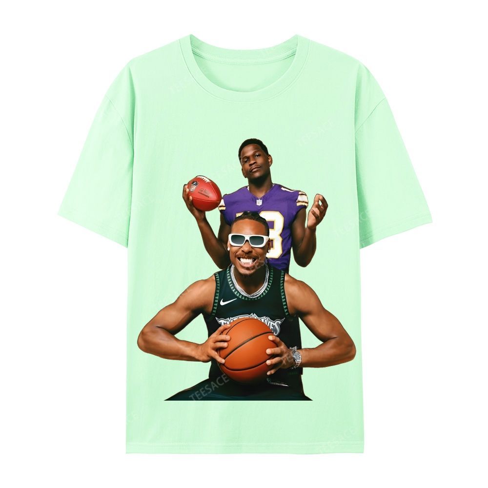 Anthony Edwards & Justin Jefferson Vintage Cotton Tee