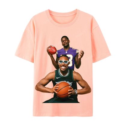 Anthony Edwards & Justin Jefferson Vintage Cotton Tee