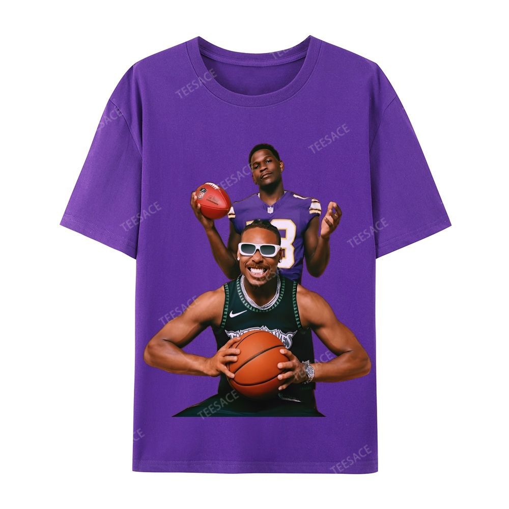 Anthony Edwards & Justin Jefferson Vintage Cotton Tee