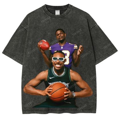 Anthony Edwards & Justin Jefferson Vintage Washed Tee