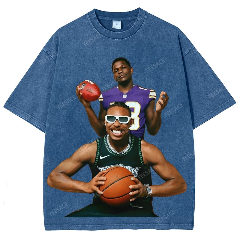 Anthony Edwards & Justin Jefferson Vintage Washed Tee