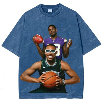 Anthony Edwards & Justin Jefferson Vintage Washed Tee