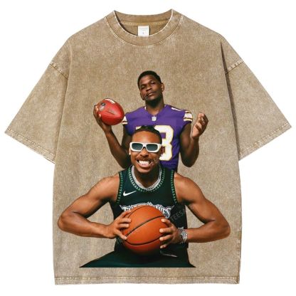 Anthony Edwards & Justin Jefferson Vintage Washed Tee