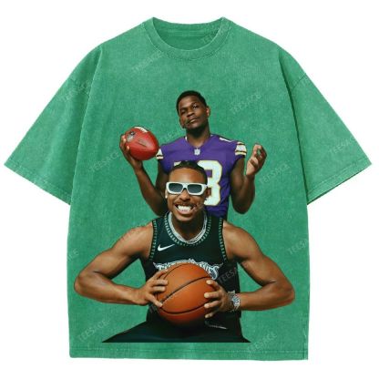 Anthony Edwards & Justin Jefferson Vintage Washed Tee