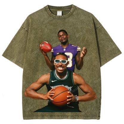 Anthony Edwards & Justin Jefferson Vintage Washed Tee