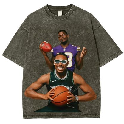 Anthony Edwards & Justin Jefferson Vintage Washed Tee