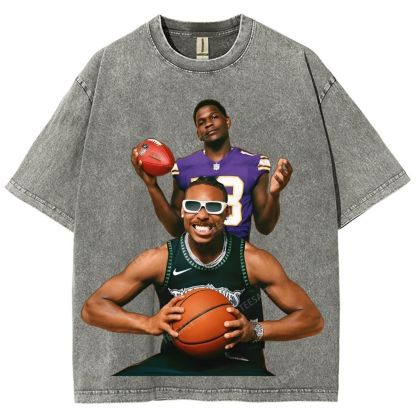 Anthony Edwards & Justin Jefferson Vintage Washed Tee