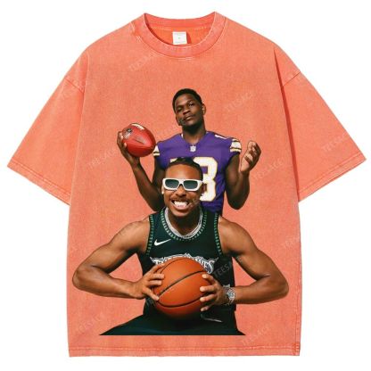 Anthony Edwards & Justin Jefferson Vintage Washed Tee