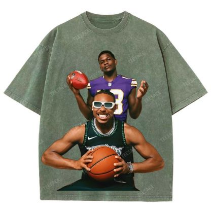 Anthony Edwards & Justin Jefferson Vintage Washed Tee