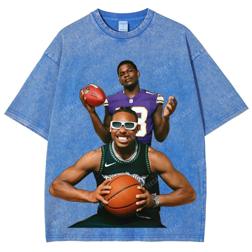 Anthony Edwards & Justin Jefferson Vintage Washed Tee