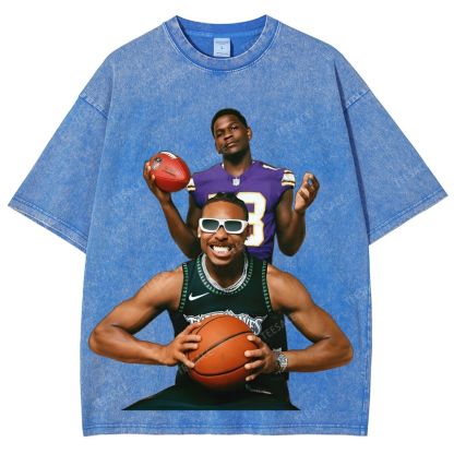 Anthony Edwards & Justin Jefferson Vintage Washed Tee