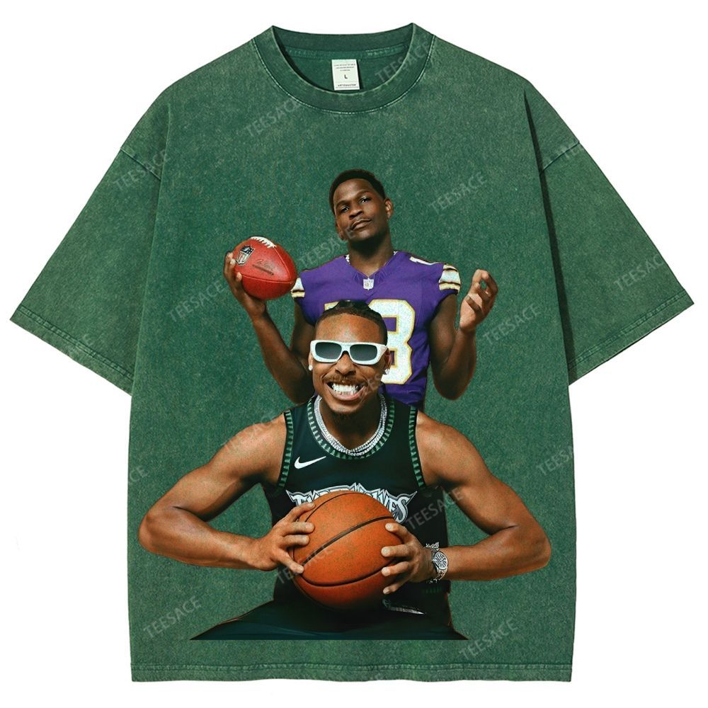 Anthony Edwards & Justin Jefferson Vintage Washed Tee