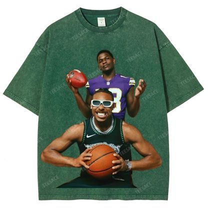 Anthony Edwards & Justin Jefferson Vintage Washed Tee