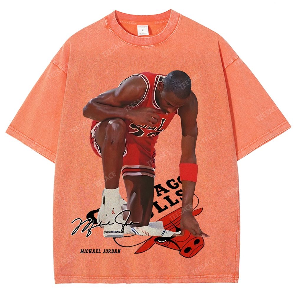 MICHAEL JORDAN Unisex Fit Washed T-Shirt