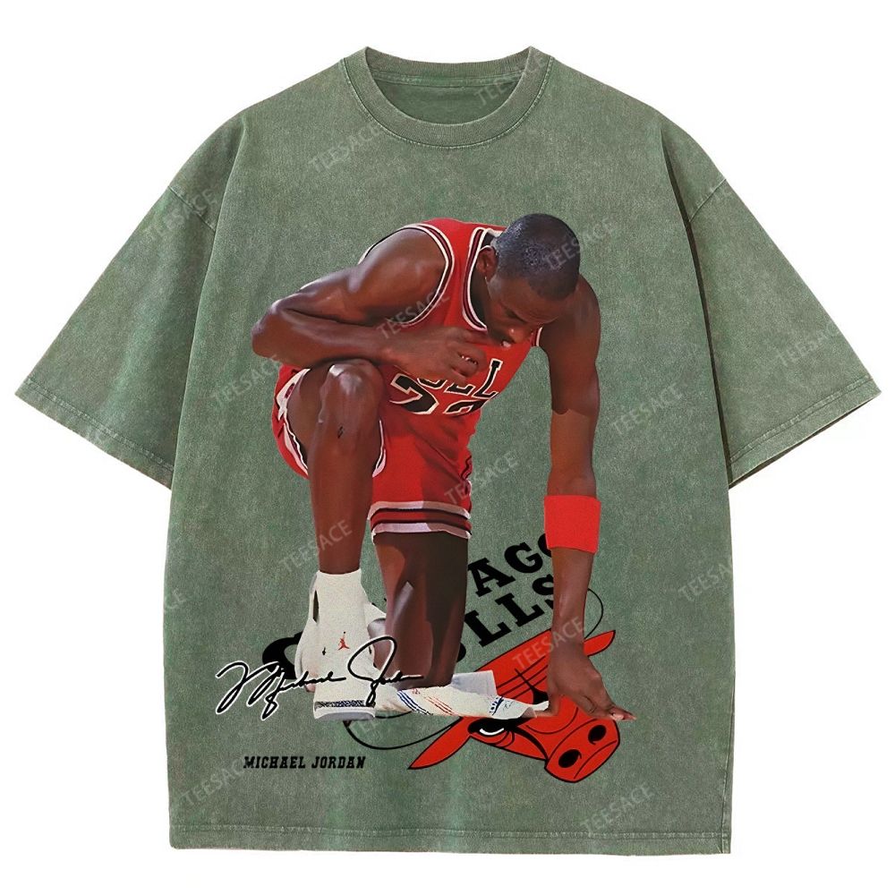 MICHAEL JORDAN Unisex Fit Washed T-Shirt